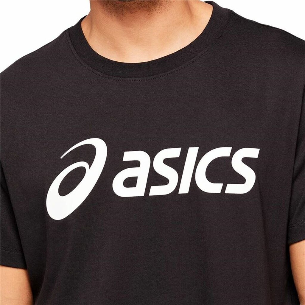 Vīriešu Krekls ar Īsām Piedurknēm Asics Big Logo Melns cena un informācija | Vīriešu T-krekli | 220.lv