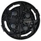 vidaXL podu paliktņi ar riteņiem, 5 gab., Ø30 cm, melni, 170 kg цена и информация | Ziedu statīvi, puķu podu turētāji | 220.lv