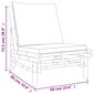 vidaXL 3-daļīgs dārza atpūtas mēbeļu komplekts ar matračiem, bambuss цена и информация | Dārza mēbeļu komplekti | 220.lv