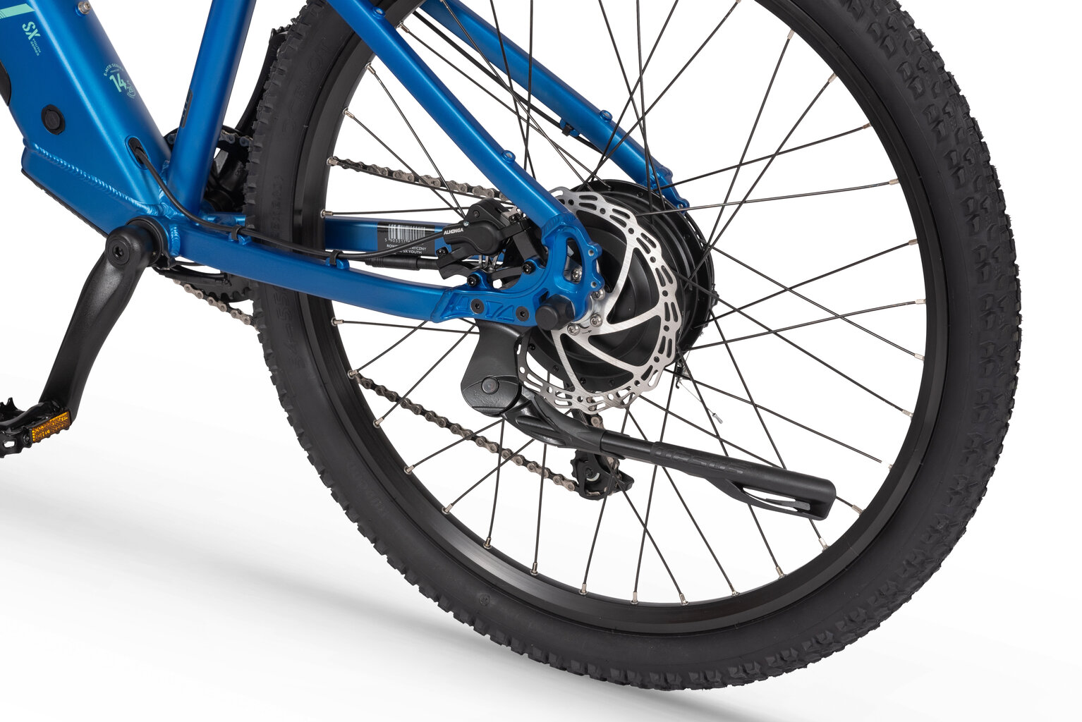 Elektriskais velosipēds Ecobike SX Youth Blue 14", 2023, zils цена и информация | Elektrovelosipēdi | 220.lv