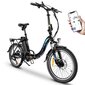 Elektrisks velosipēds Kaisda K7, 20", melni цена и информация | Elektrovelosipēdi | 220.lv