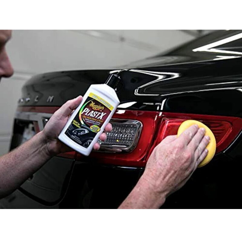 Meguiars G12310 Plast-X Caurspīdīga plastika detaļu - Lukturu Tīrāmais un Pulējamais līdzeklis 296ml Botle (USA) cena un informācija | Auto ķīmija | 220.lv