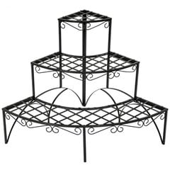 Ziedu statīvs TecTake 60x60x60 cm cena un informācija | Ziedu statīvi, puķu podu turētāji | 220.lv
