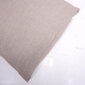 Lina spilvendrāna pārvalks, 40x40 cm, pelēks cena un informācija | Gultas veļas komplekti | 220.lv