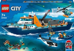 60368 LEGO® City Arktikas pētnieku kuģis цена и информация | Конструкторы и кубики | 220.lv