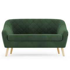 Dīvāns Homede Coranti 2P, zaļš cena un informācija | Dīvāni | 220.lv