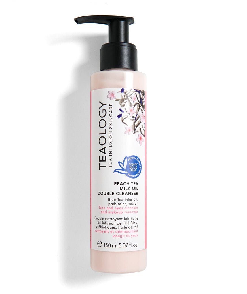 Attīrošs pieniņš-eļļa TEAOLOGY Peach Tea Milk-To-Oil Double Cleanser 150 ml cena un informācija | Sejas ādas kopšana | 220.lv