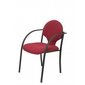 2 krēslu komplekts Hellin Piqueras y Crespo, sarkans cena un informācija | Biroja krēsli | 220.lv