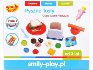 Komplekts Tosteris, plastilīns ar veidnēm, Smily Play cena un informācija | Attīstošās rotaļlietas | 220.lv