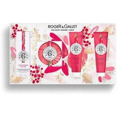 Unisex smaržu komplekts Roger &; Gallet Gingembre Rouge 4 daļas cena un informācija | Sieviešu smaržas | 220.lv
