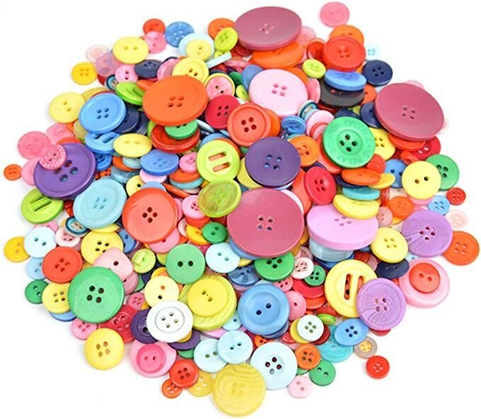 Dažādu izmēru pasteļas krāsas pogu komplekts 100 g cena un informācija | Šūšanas piederumi | 220.lv