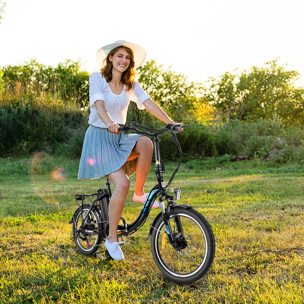 Elektriskie velosipēdi Kaisda K7, 20", baltā krāsā cena un informācija | Elektrovelosipēdi | 220.lv