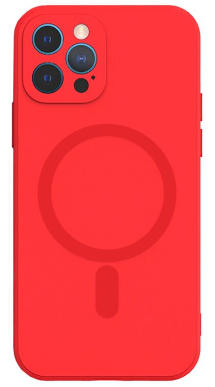 Mocco MagSilicone Soft Back Case Aizmugurējais Silikona Apvalks Priekš Apple iPhone 14 Pro Sarkans cena un informācija | Telefonu vāciņi, maciņi | 220.lv