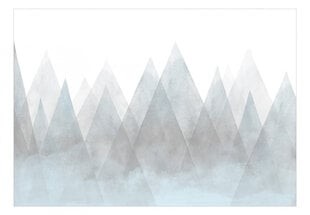 Фотообои с инструментом и клеем - Треугольные горы, 350x256 см цена и информация | Фотообои | 220.lv