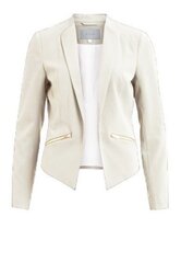 Vila Sievietes Zip Blazer 14050336 Blazers Ziloņkaula krāsas 42 cena un informācija | Žaketes sievietēm | 220.lv