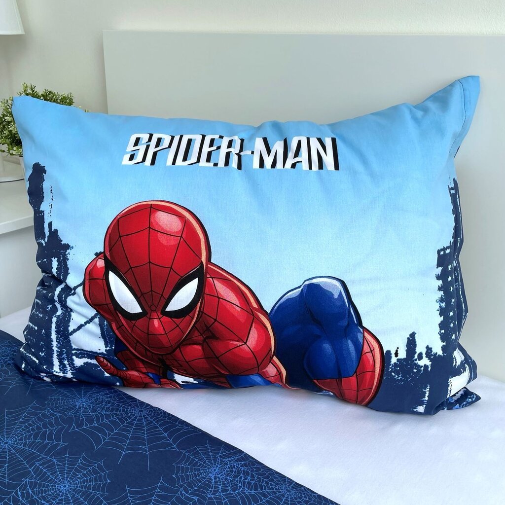 Bērnu gultas veļas komplekts Spider-man, 140x200, 2 daļu cena un informācija | Bērnu gultas veļa | 220.lv