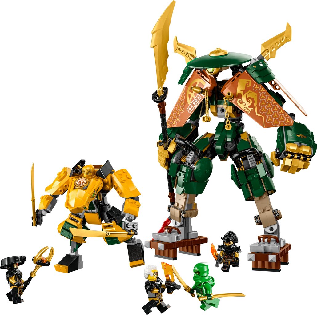 71794 LEGO® NINJAGO Lloyd un Arin nindzju komandas roboti cena un informācija | Konstruktori | 220.lv