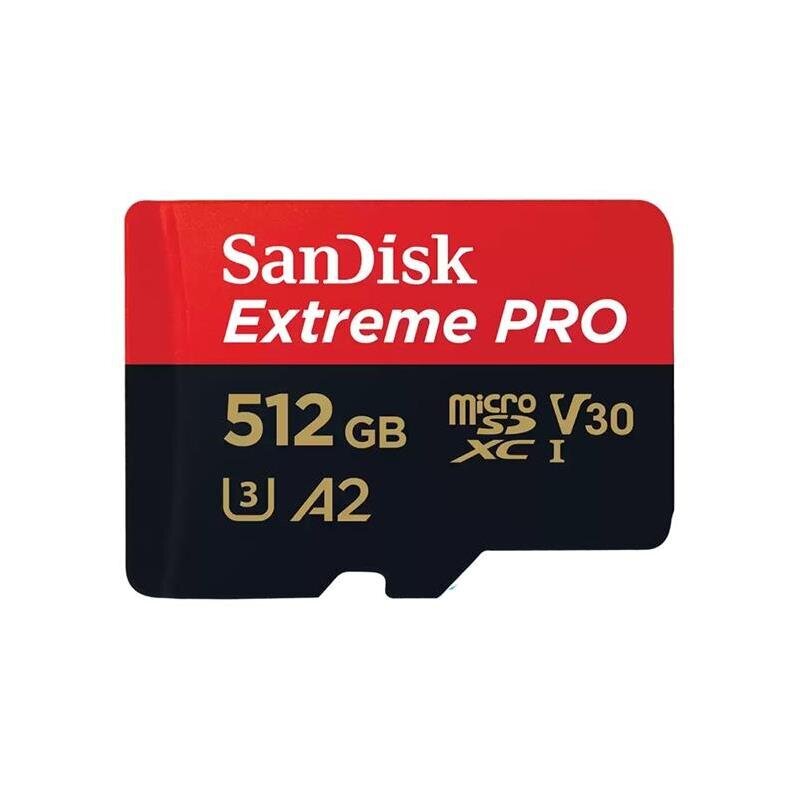 SanDisk Extreme Pro UHS-I microSD, 512 GB cena un informācija | Atmiņas kartes fotokamerām | 220.lv