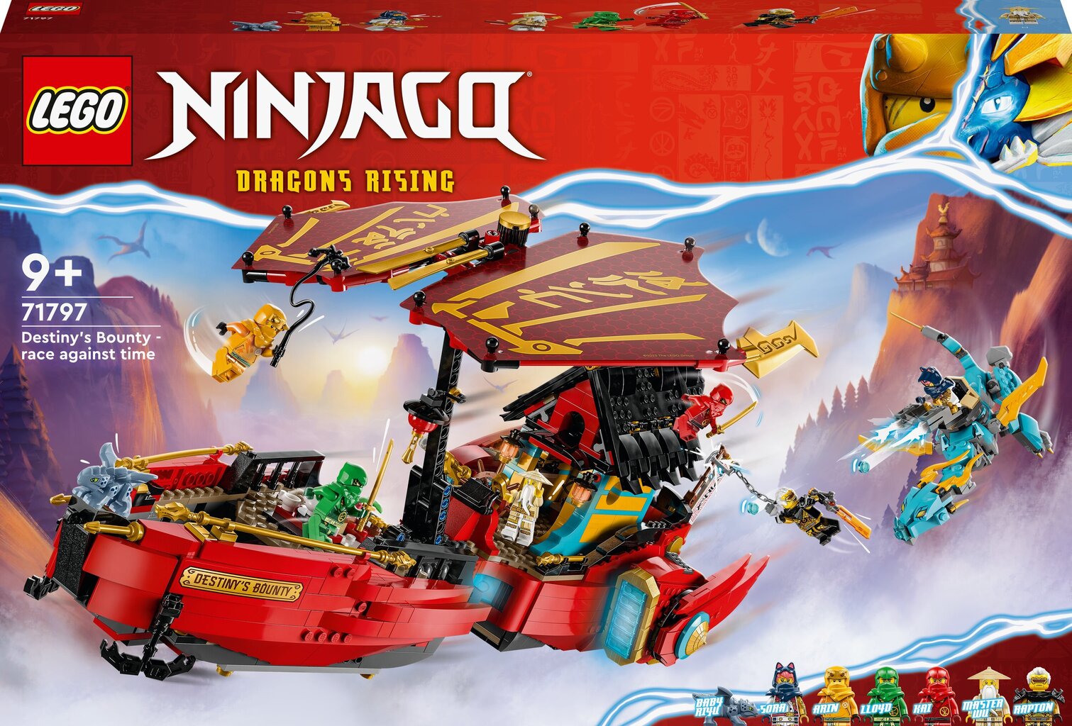 71797 LEGO® NINJAGO Likteņa balva – sacīkstes pret laiku cena un informācija | Konstruktori | 220.lv
