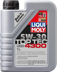 Liqui Moly 3740 Top TEC 4300 5W-30 motoreļļa, 1 l cena un informācija | Motoreļļas | 220.lv