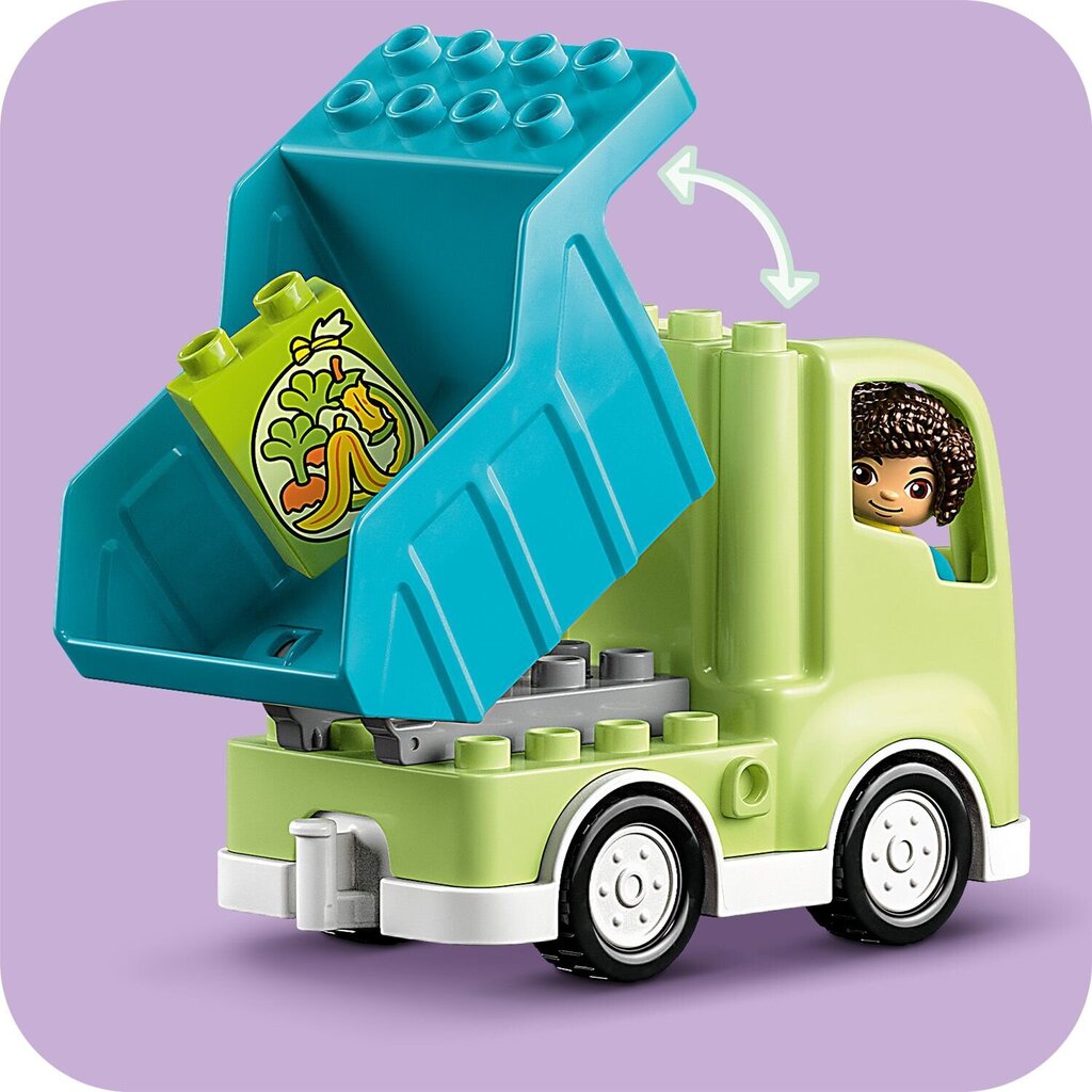 10987 LEGO® DUPLO Atkritumu pārstrādes auto cena un informācija | Konstruktori | 220.lv