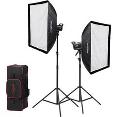 Godox SL60llD Duo KIT - Video Light Studiju Gaismas Komplekts cena un informācija | Apgaismojums fotografēšanai | 220.lv