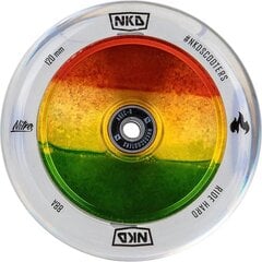 Riepiņa - NKD Nitro hollow Wheel 120 mm (Krāsa: Rasta) cena un informācija | Skrejriteņi | 220.lv
