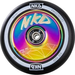 Riepiņas - NKD Metal Pro Scooter Wheel 100mm Rainbow cena un informācija | Skrejriteņi | 220.lv