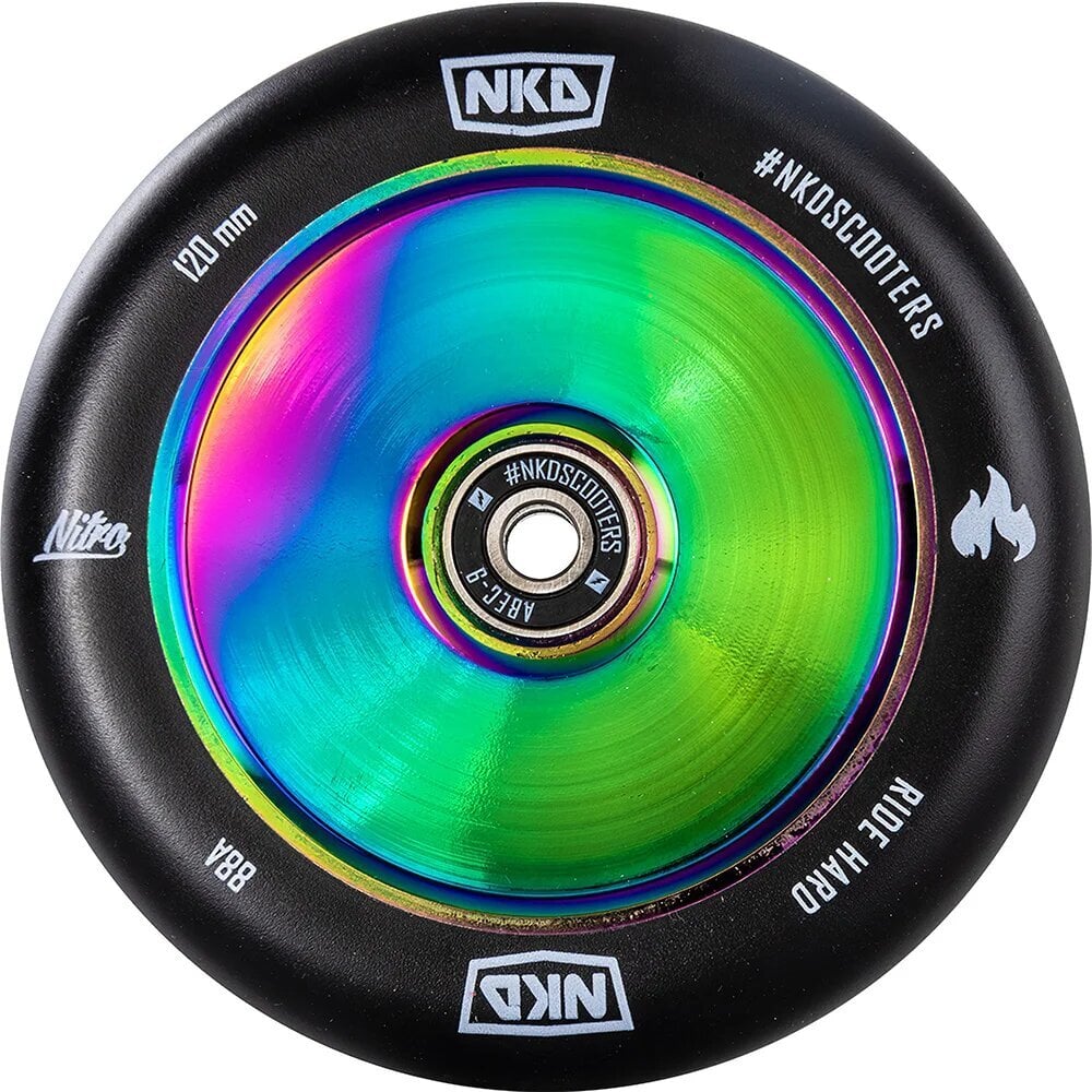 Riepiņa NKD - NKD Nitro Pro Scooter Wheel 120 mm cena un informācija | Skrejriteņi | 220.lv