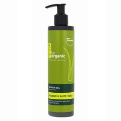 Гель для душа Be Organic Shower Gel Mango&Aloe Vera, 300 мл цена и информация | Масла, гели для душа | 220.lv