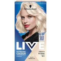 Matu krāsa Schwarzkopf Live Intense Colour B11 Frosty Blonde cena un informācija | Matu krāsas | 220.lv