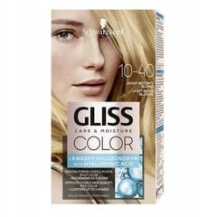 Краска для волос Schwarzkopf Gliss Color 10-40 цена и информация | Краска для волос | 220.lv