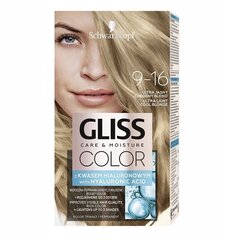 Matu krāsa Schwarzkopf Gliss Color 9-16 cena un informācija | Matu krāsas | 220.lv