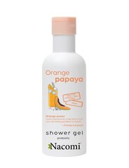 Dušas želeja Nacomi Orange and Papaya, 300 ml cena un informācija | Dušas želejas, eļļas | 220.lv