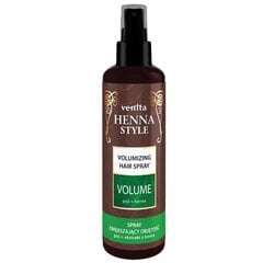 Apjomu piešķirošs matu sprejs Venita Henna Style Volume Spray, 200 ml cena un informācija | Matu veidošanas līdzekļi | 220.lv