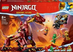 71793 LEGO® NINJAGO Heatwave трансформируемый лавовый дракон цена и информация | Конструкторы | 220.lv