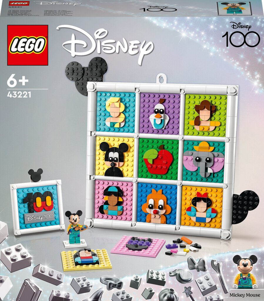 43221 LEGO® Disney „Disney“ animācijas simtgades leģendas cena un informācija | Konstruktori | 220.lv