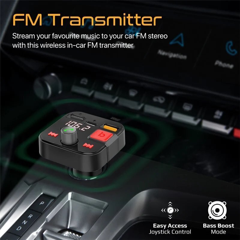 Auto FM modulators Promate cena un informācija | FM Modulatori | 220.lv