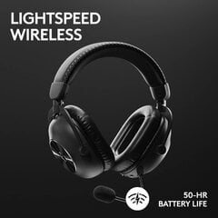 Logitech G PRO X 2 Lightspeed Wireless Gaming Headset Black цена и информация | Наушники | 220.lv