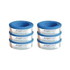 Картриджи для контейнера для подгузников Angelcare 6 шт. цена и информация | Подгузники | 220.lv