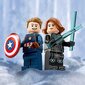 76260 LEGO® Marvel Melnās atraitnes un Kapteiņa Amerikas motocikli cena un informācija | Konstruktori | 220.lv