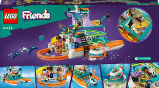 41734 LEGO® Friends Jūras glābēju kuģis цена и информация | Kонструкторы | 220.lv