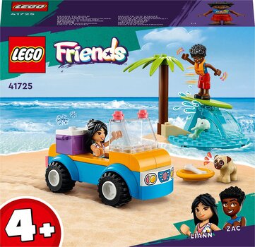 41725 LEGO® Friends Пляжные развлечения с багги цена и информация | Конструкторы и кубики | 220.lv