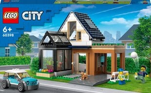 60398 Семейный дом LEGO® City и электромобиль цена и информация | Kонструкторы | 220.lv