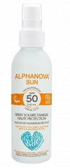 SUN ģimenes sauļošanās aerosols alumīnija traukā SPF 50 BIO, 150 g cena un informācija | Sauļošanās krēmi | 220.lv