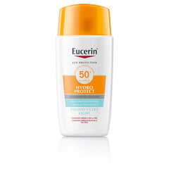 Солнцезащитное жидкое средство Eucerin Sensitive Protect Spf 50 (50 ml) цена и информация | Кремы от загара | 220.lv