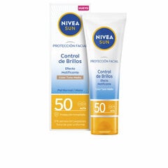 Солнцезащитное средство Nivea Sun 40 ml Spf 50 цена и информация | Кремы от загара | 220.lv