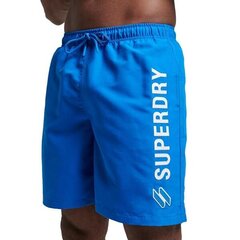 Peldšorti vīriešiem Superdry Code Applque, zils cena un informācija | Peldšorti, peldbikses | 220.lv