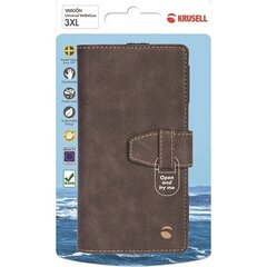 Krusell Vargon WalletCase 3XL 60500 brązowy цена и информация | Чехлы для телефонов | 220.lv