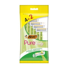 Manuāls skuveklis Bic Purelady (6 gb.) цена и информация | Косметика и средства для бритья | 220.lv